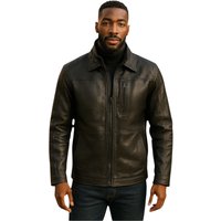 Warm Mid Length Biker Coat Warwick