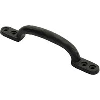 Loops Forged Iron Hotbed Pull Handle 152 x 18mm Black Antique Door Handle