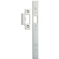 Loops Forend Strike & Fixing Pack Suitable for DIN Security Latch Bright Steel in Metallics