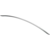 Loops Curved Bow Cabinet Pull Handle 408 x 10mm 352mm Fixing Centres Chrome