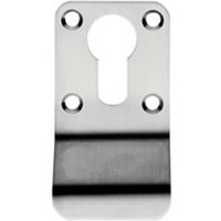 Loops Euro Profile Cylinder Latch Pull Handle 78 x 44mm Satin Stainless Steel in Metallics