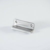 Loops Sash Window Lift Handle 62 x 20mm 47mm Fixing Centres Satin Nickel in Metallics