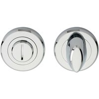 Loops Thumbturn Lock & Release Handle Beveled Edge Concealed Fix Polished Chrome