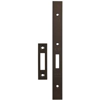 Loops Forend Strike & Fixing Pack Suitable for DIN Euro Deadlock Matt Bronze