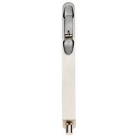 Loops 8 Inch Lever Action Flush Bolt Radius Forend 204 x 20mm Polished Steel in Metallics