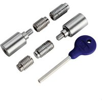 Loops Sash Window Stop Lock Set with Key 25 x 16mm Window Restrictor Satin Chrome