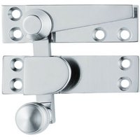 Loops Quadrant Arm Sash Window Fastener 70 x 20mm 35mm Projection Satin Chrome