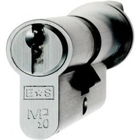 Loops 70mm Euro Cylinder & Thumbturn Lock Keyed to Differ 10 Pin Polished Chrome