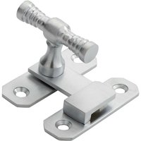 Loops Window T Handle Fastener 57 x 19mm Satin Chrome Cabinet Door Lock