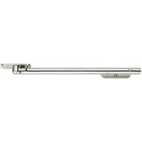 Loops Round Bar Casement Window Stay 263 x 14mm 2 Pins Included Stainless Steel in Metallics