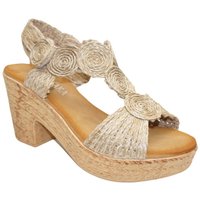 IVACHY Women's Stunning Summer Sandal in Khaki | Size: 7.5