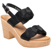 Sandal Wedge Woven Braided Block Heels Summer Espadrille Platform Shoes