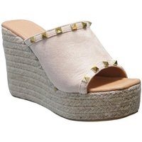 IVACHY Women's Summer Open Toe Espadrille Sandals in Nude | Size: 7