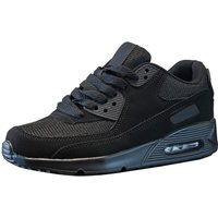 IVACHY Shock Absorbing Air Running Trainers in Black | Size: 13