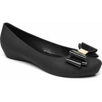 IVACHY Women's Slip-On Flat Simple Jelly Ballet Back To School or Casual Pump Shoes in Black | Size: 3