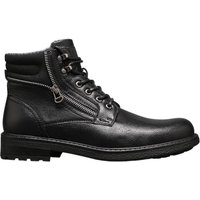 Suede Ankle Boots Combat Style