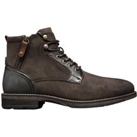 Suede Ankle Boots Combat Style