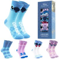Disney Women's Stitch Pack Of 5 Socks