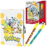 Pokemon Diary & Ballpens Set