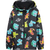 Hooded Raincoat All Over Print