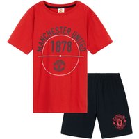 Manchester United FC Boy's Short Pyjama Set | Size: 9-10 Years