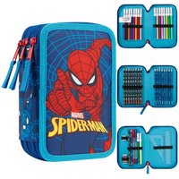 Spiderman Pencil Case Triple Zip