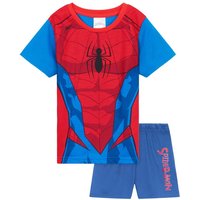 Marvel Boy's Spiderman Short Sleeve Pyjama Set | Size: 7-8 Years