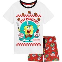 Spongebob Boy's Short Sleeve Pyjama Set | Size: 3-4 Years
