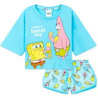 Spongebob Girl's Short Sleeve Pyjama Set | Size: 5-6 Years