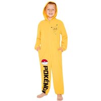 Pokemon Onesie Hooded Loungewear in Yellow | Size: 7-8 Years