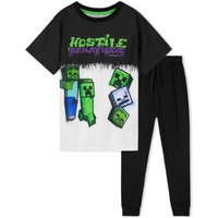 Minecraft Boy's Short Sleeve Loungewear Set | Size: 7-8 Years