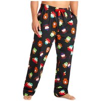 South Park Men's Mens Lounge Bottoms in Black | Size: 2XL