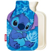 Disney Stitch Hot Water Bottle With Textile Cover in Blue