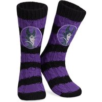 Disney Women's Maleficent Fluffy Socks