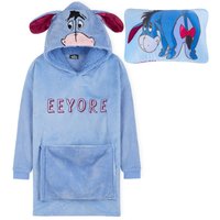 Disney Eeyore Hoodie Blanket & Cushion 2-In-1 in Blue