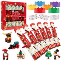 kreativekraft Christmas Crackers with Blocks