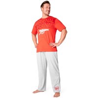 Arsenal FC Men's Football Fan Pyjama Set T-Shirt & Bottoms | Size: 3XL