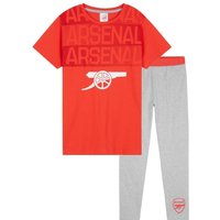 Arsenal FC Boy's Football Fan Pyjama Set T-Shirt & Bottoms | Size: 5-6 Years
