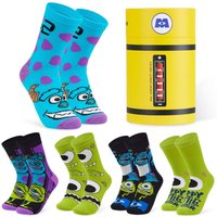 Disney Women's Womens Monsters Inc Sullivan Socks 5 Pack