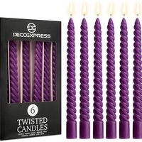 6 Hours Twisted Candles Pack 6 Pack