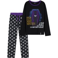 Wednesday Girl's Pyjama Set in Black | Size: 13-14 Years