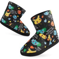AOP Bootie Slippers Non Slip Warm Home Shoes