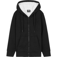 CityComfort Fleece Hoodie Long Sleeve Sweatshirt Hooded Top in Black | Size: 7-8 Years