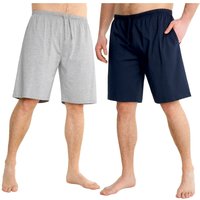 CityComfort Men's 2 Pack Pyjama Shorts in Grey | Size: XL