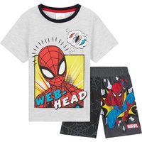 Marvel Boy's Short Pyjama Set 2 Piece PJ Breathable Lounge Nightwear Sleepwear | Size: 9-10 Years