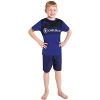 Chelsea FC Boy's Short Pyjama Set in Blue | Size: 11-12 Years