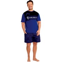Chelsea FC Men's Short Pyjama in Blue | Size: 3XL