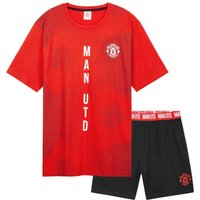 Manchester United FC Men's Short Pyjama Set | Size: 2XL