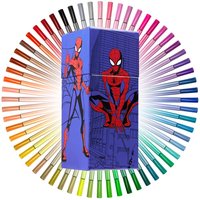 Spiderman 60 Piece Felt Tip Pens Colouring Set