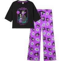Disney Women's Comics Maleficent Pyjama Set in Purple | Size: Large